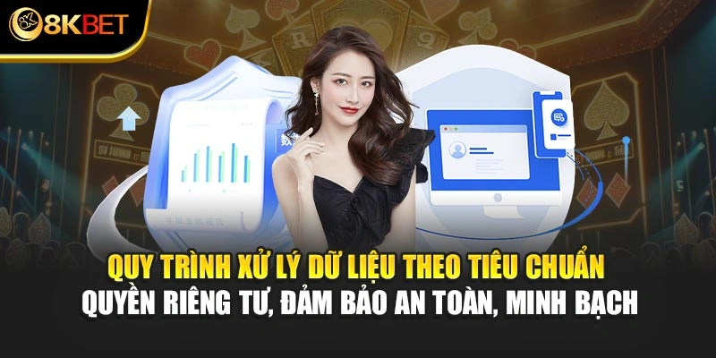 Quy trình xử lý dữ liệu theo tiêu chuẩn quyền riêng tư, cam kết an toàn, minh bạch